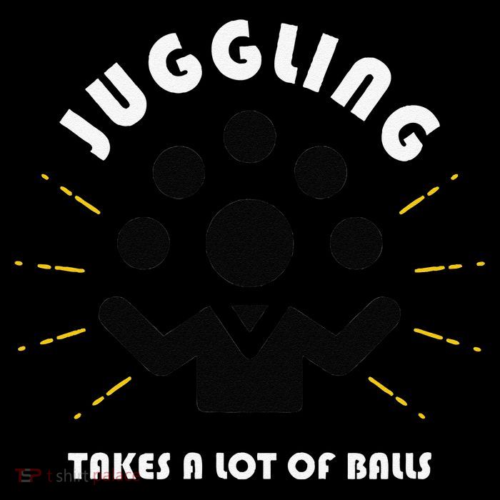 Juggling Takes a Lot of Balls Apron