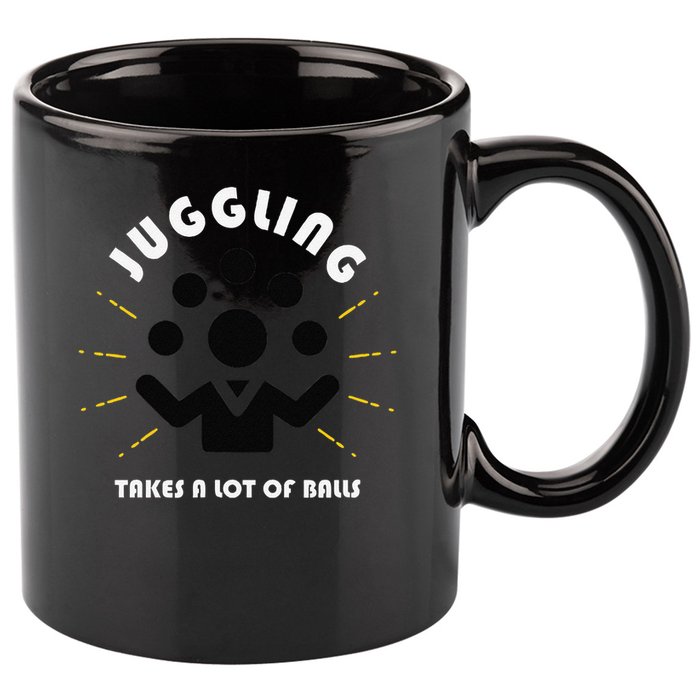 Juggling Takes a Lot of Balls 11oz C Handle Ceramic Mug