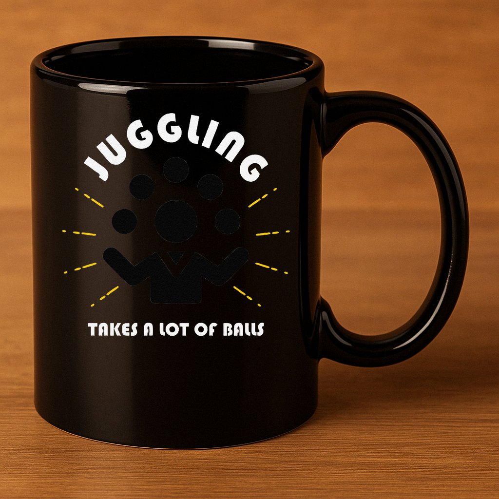 Juggling Takes a Lot of Balls 11oz C Handle Ceramic Mug