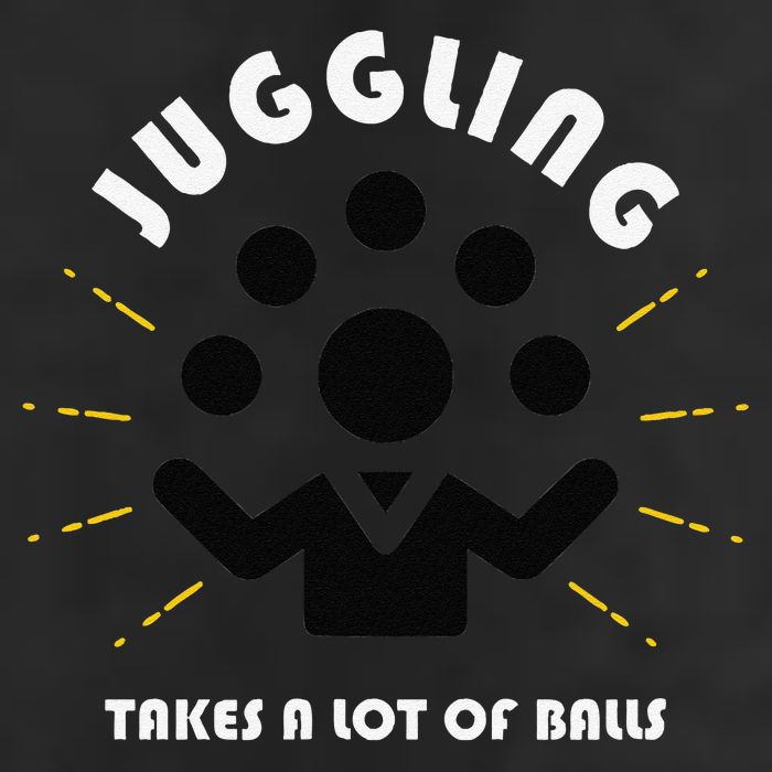 Juggling Takes a Lot of Balls Golf Towel