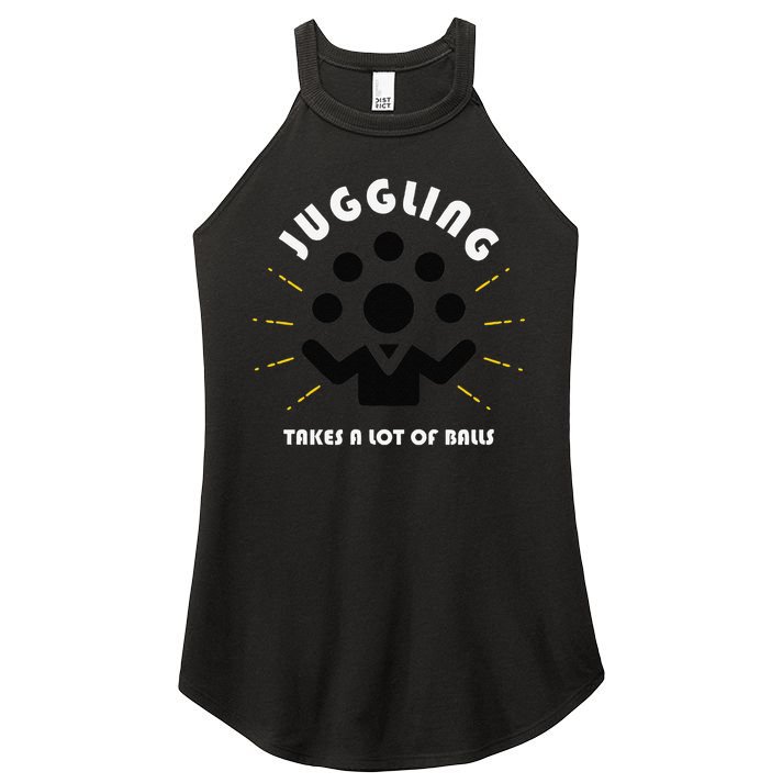 Juggling Takes a Lot of Balls Women's Perfect Tri Rocker Tank