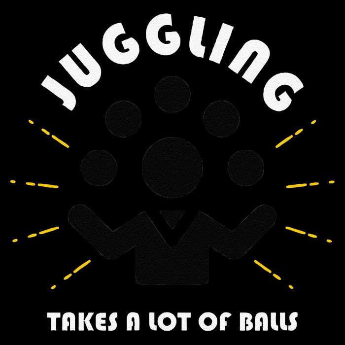 Juggling Takes a Lot of Balls Zip Tote Bag