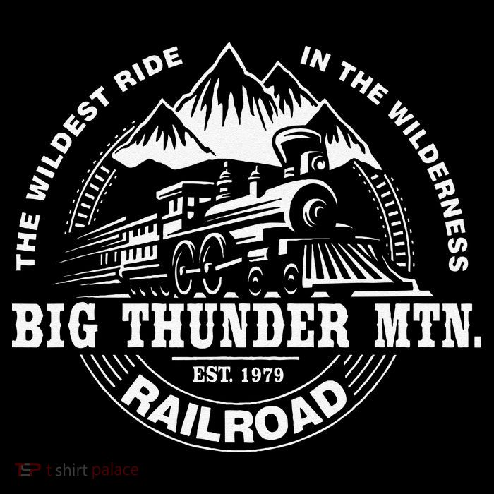 Journey to Big Thunder Mountain Railroad Theme Park Gift 7-Panel Snapback Hat