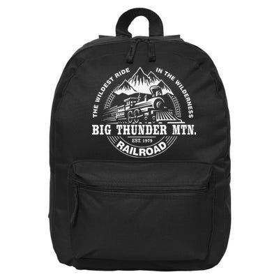 Journey to Big Thunder Mountain Railroad Theme Park Gift 16 in Basic Backpack