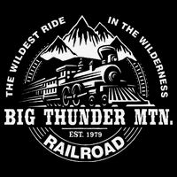 Journey to Big Thunder Mountain Railroad Theme Park Gift 16 in Basic Backpack