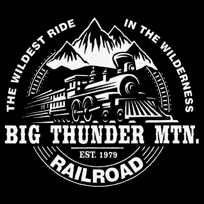 Journey to Big Thunder Mountain Railroad Theme Park Gift 16 in Basic Backpack