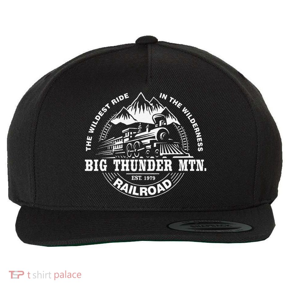 Journey to Big Thunder Mountain Railroad Theme Park Gift Wool Snapback Cap
