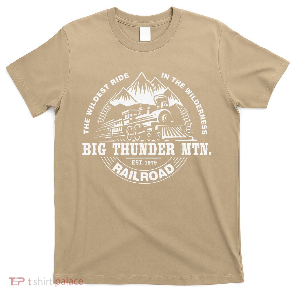 Journey to Big Thunder Mountain Railroad Theme Park Gift T-Shirt