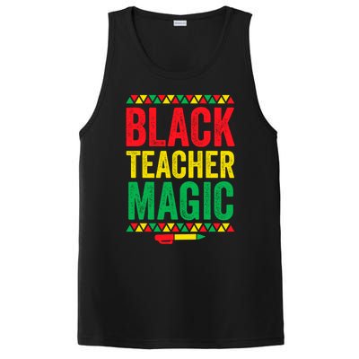 Juneteenth Teacher Black History Month Gift Black Teacher Magic Cute Gift PosiCharge Competitor Tank