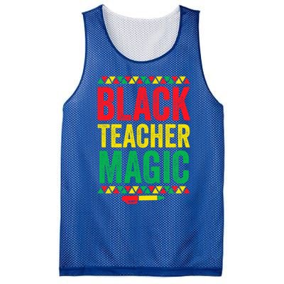 Juneteenth Teacher Black History Month Gift Black Teacher Magic Cute Gift Mesh Reversible Basketball Jersey Tank