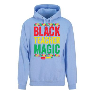 Juneteenth Teacher Black History Month Gift Black Teacher Magic Cute Gift Unisex Surf Hoodie