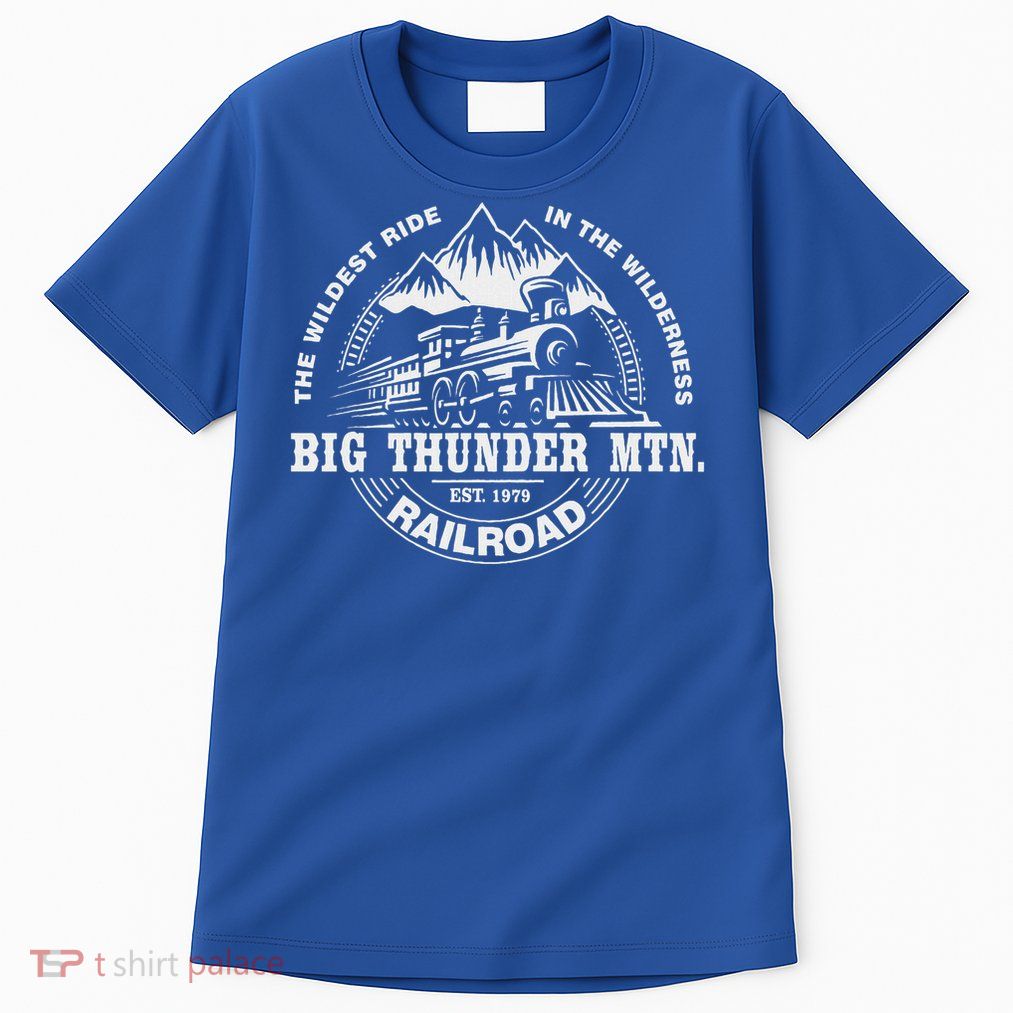Journey To Big Thunder Mountain Railroad Theme Park Tall T-Shirt