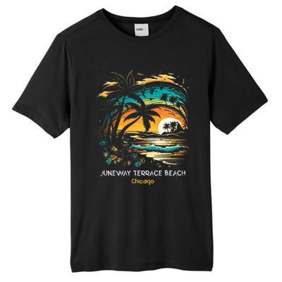 Juneway Terrace Beach Chicago Tall Fusion ChromaSoft Performance T-Shirt