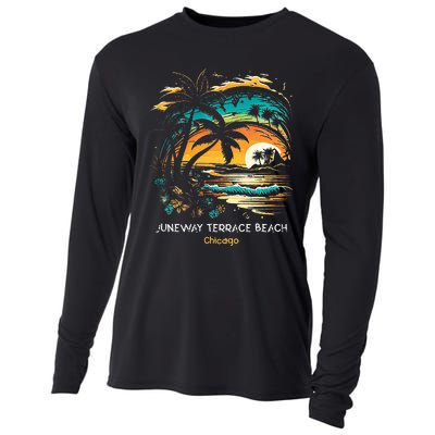 Juneway Terrace Beach Chicago Cooling Performance Long Sleeve Crew