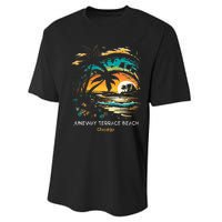 Juneway Terrace Beach Chicago Performance Sprint T-Shirt