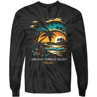 Juneway Terrace Beach Chicago Tie-Dye Long Sleeve Shirt