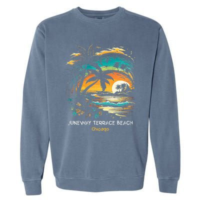 Juneway Terrace Beach Chicago Garment-Dyed Sweatshirt