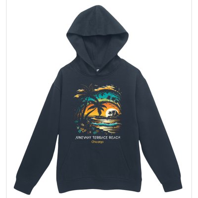 Juneway Terrace Beach Chicago Urban Pullover Hoodie