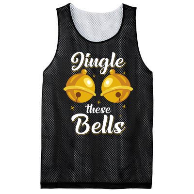 Jingle These Bells Inappropriate Christmas Joke Mesh Reversible Basketball Jersey Tank