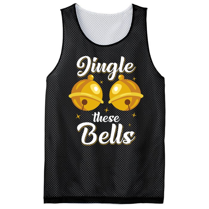 Jingle These Bells Inappropriate Christmas Joke Mesh Reversible Basketball Jersey Tank