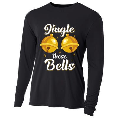 Jingle These Bells Inappropriate Christmas Joke Cooling Performance Long Sleeve Crew