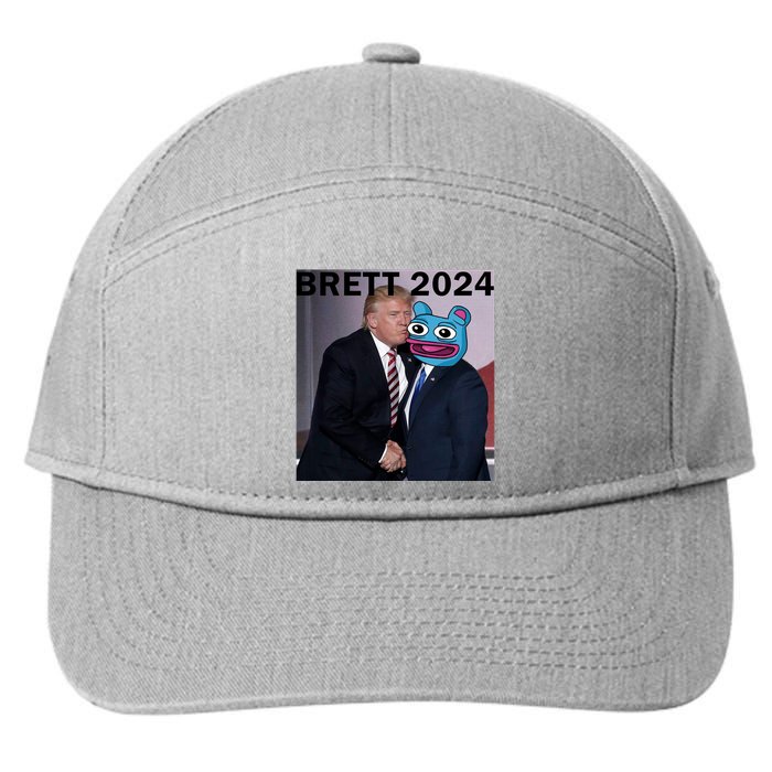 Jeannette Trump $Brett 2024 7-Panel Snapback Hat