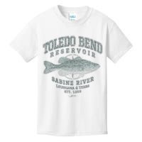 JCombs Toledo Bend Reservoir With Largemouth Bass Kids T-Shirt