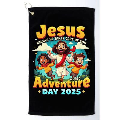 Jesus Takes Care Of You World Adventure Day 2025 Golf Towel