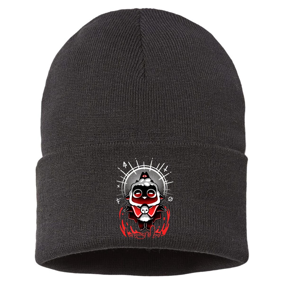Join The Cult Cult Of The Lamb Cute Gamer Cult Of The Lamb Sustainable Knit Beanie