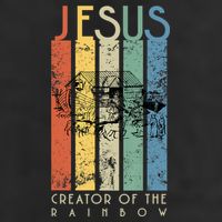 Jesus The Creator Of The Rainbow (Noah And The Ark) Cool Comfort Performance Bucket Hat