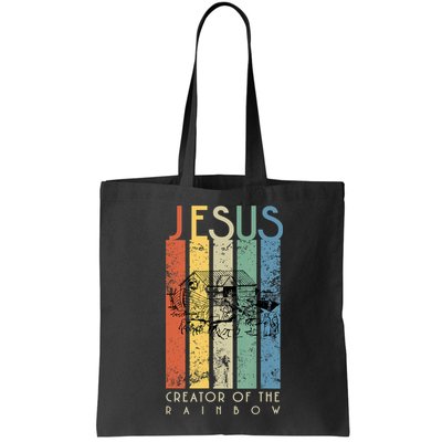 Jesus The Creator Of The Rainbow (Noah And The Ark) Bag