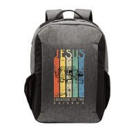 Jesus The Creator Of The Rainbow (Noah And The Ark) Vector Backpack