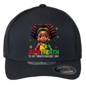 Juneteenth Tshirt Celebrating 1865 Cute Black Girls  Flexfit Unipanel Trucker Cap