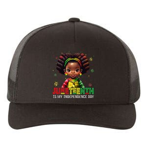 Juneteenth Tshirt Celebrating 1865 Cute Black Girls  Yupoong Adult 5-Panel Trucker Hat