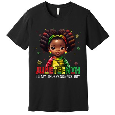 Juneteenth Tshirt Celebrating 1865 Cute Black Girls  Premium T-Shirt