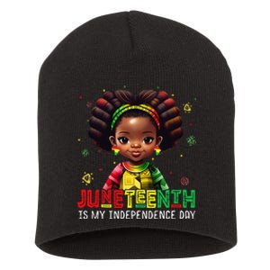 Juneteenth Tshirt Celebrating 1865 Cute Black Girls  Short Acrylic Beanie