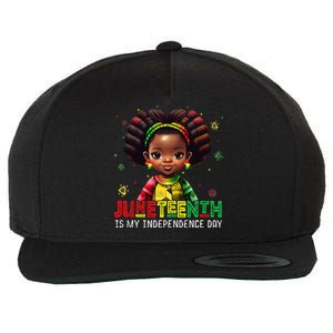 Juneteenth Tshirt Celebrating 1865 Cute Black Girls  Wool Snapback Cap