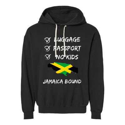 Jamaican Travel Clothing For Your Next Vacation To Jamaica Garment-Dyed Fleece Hoodie