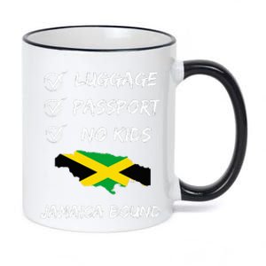 Jamaican Travel Clothing For Your Next Vacation To Jamaica 11oz Black Color Changing Mug