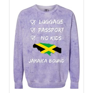 Jamaican Travel Clothing For Your Next Vacation To Jamaica Colorblast Crewneck Sweatshirt