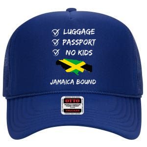 Jamaican Travel Clothing For Your Next Vacation To Jamaica High Crown Mesh Back Trucker Hat