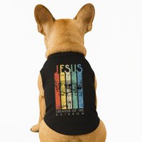 JESUS The Creator Of The Rainbow (Noah And The Ark) Doggie Tank
