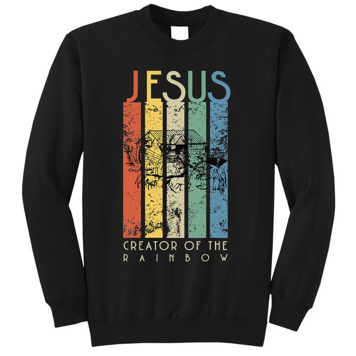 JESUS The Creator Of The Rainbow (Noah And The Ark) Sweatshirt