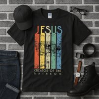 JESUS The Creator Of The Rainbow (Noah And The Ark) Tall T-Shirt