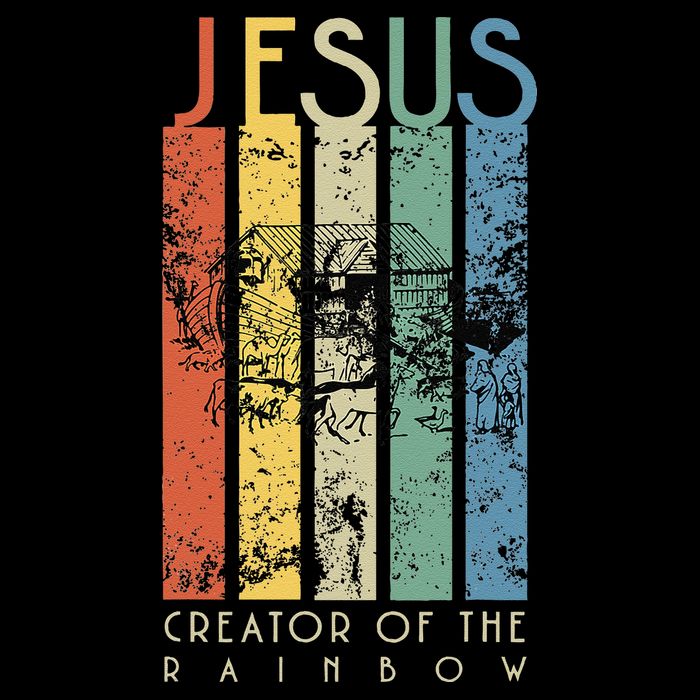 JESUS The Creator Of The Rainbow (Noah And The Ark) Impact Tech Backpack