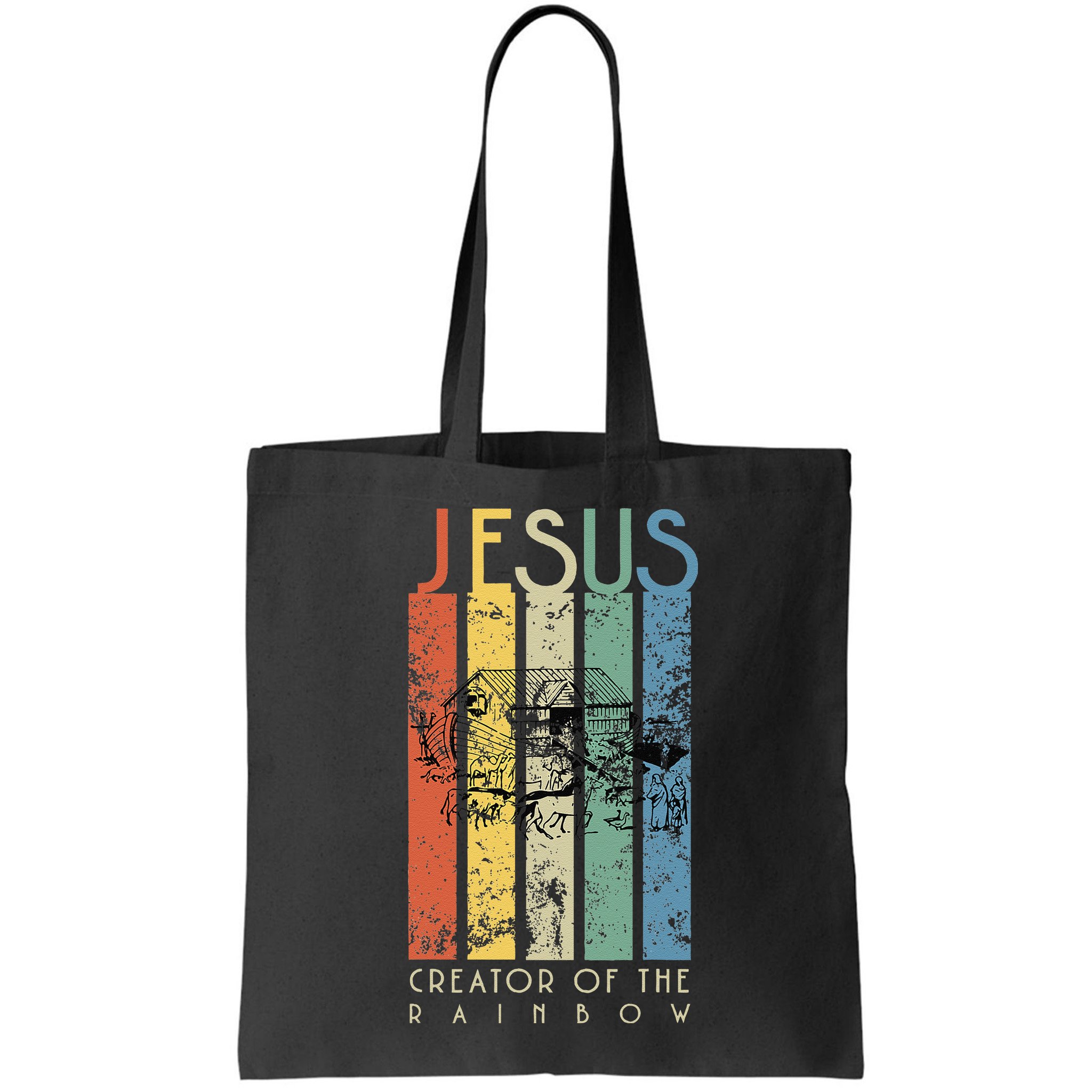JESUS The Creator Of The Rainbow (Noah And The Ark) Bag