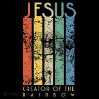 JESUS The Creator Of The Rainbow (Noah And The Ark) Tank Top