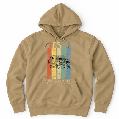 JESUS The Creator Of The Rainbow (Noah And The Ark) Hoodie