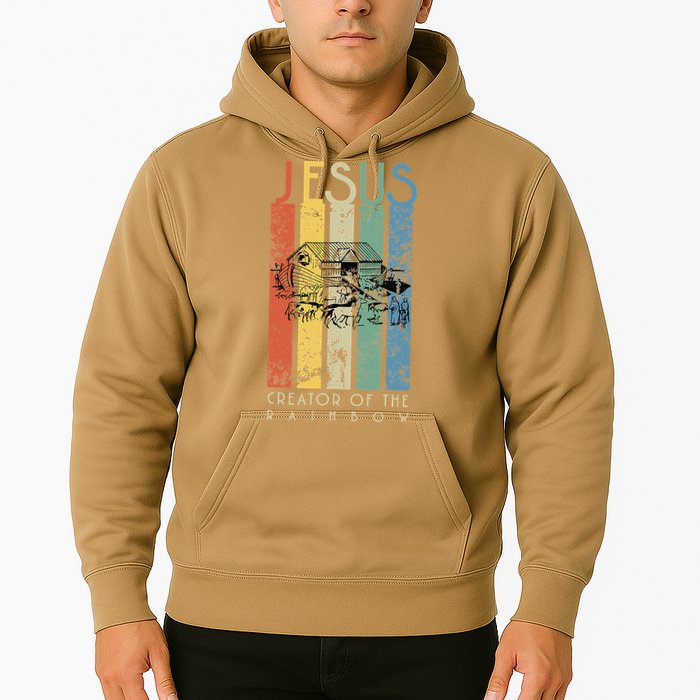 JESUS The Creator Of The Rainbow (Noah And The Ark) Hoodie