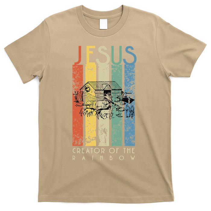JESUS The Creator Of The Rainbow (Noah And The Ark) T-Shirt